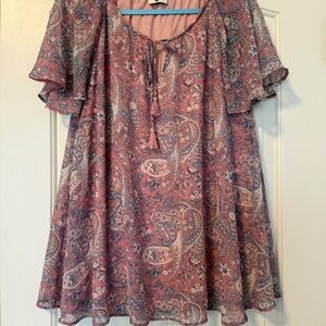 Show Me Your Mumu Short Sleeve Paisley   Blouse Size‎ S